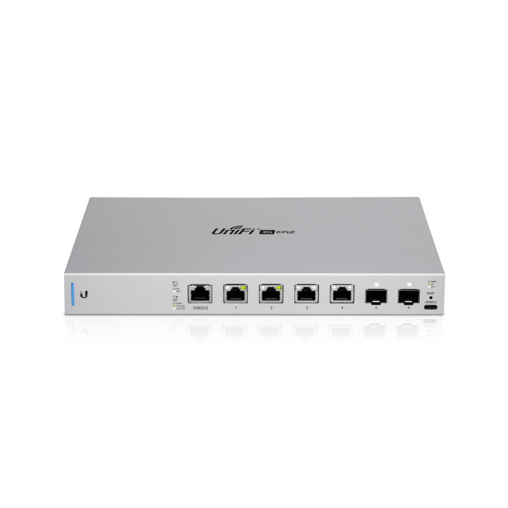 Ubiquiti UniFi US-XG-6POE switch de rede Gerido 10G Ethernet (100 1000 10000) Power over Ethernet (PoE) 1U Cinzento
