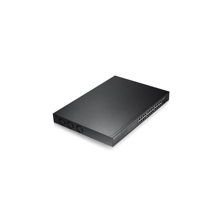 Zyxel GS1900-24HP Gerido Gigabit Ethernet (10 100 1000) 1U Preto
