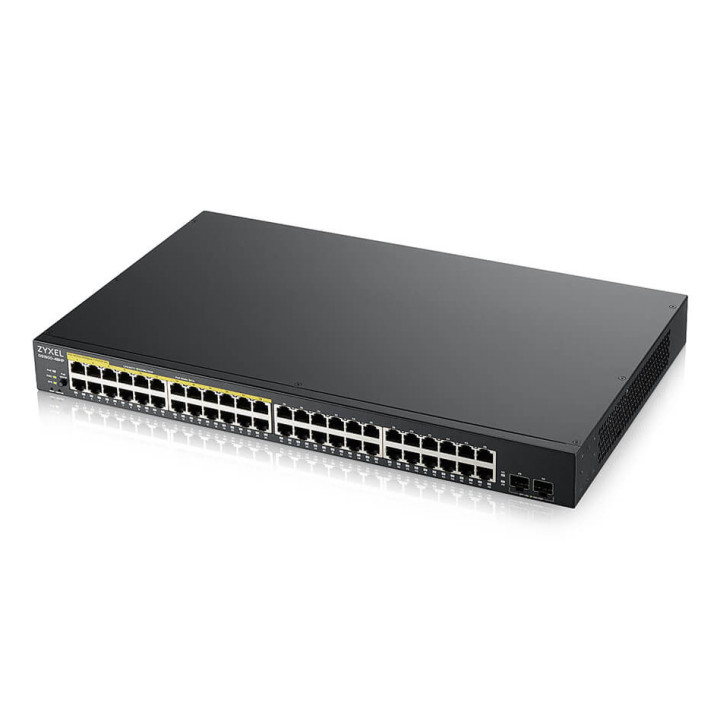 Zyxel GS1900-48HPv2 Gerido L2 Gigabit Ethernet (10 100 1000) Power over Ethernet (PoE) Preto