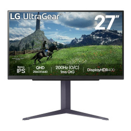 LG 27GS85Q-B monitor de ecrã 68,6 cm (27") 2560 x 1440 pixels Quad HD LCD Preto