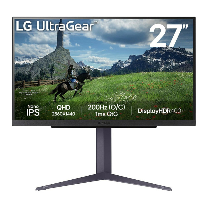 LG 27GS85Q-B monitor de ecrã 68,6 cm (27") 2560 x 1440 pixels Quad HD LCD Preto