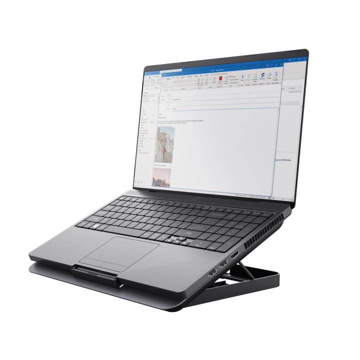 Trust Exto base de refrigeração para computador Cinzento