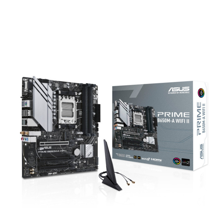 Motherboard ASUS PRIME B650M-A WIFI II AMD B650 AM5 micro ATX