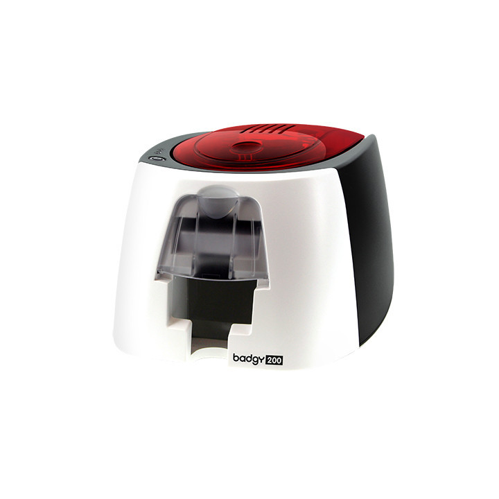 Evolis Badgy200 impressora de cartões plásticos Sublimação de cor transferência térmica Cor 260 x 300 DPI