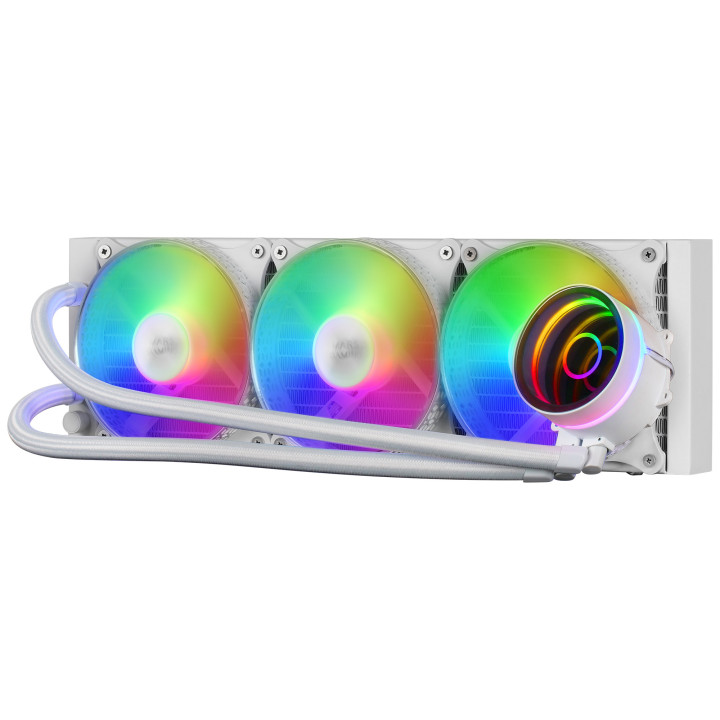 Mars Gaming MLONE360W Sistema de Arrefecimento de Computador Processador Refrigerador líquido all-in-one 12 cm Branco 1