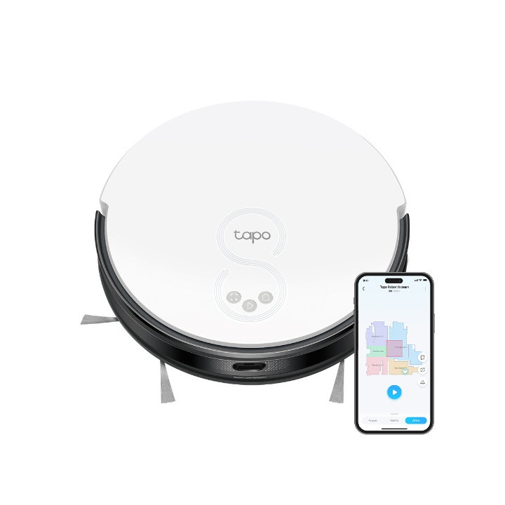 TP-Link Tapo RV20 Mop 0,4 l Sem bolsa Preto, Branco