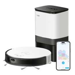TP-Link Tapo RV20 Mop Plus 4 l Saco de pó Preto, Branco