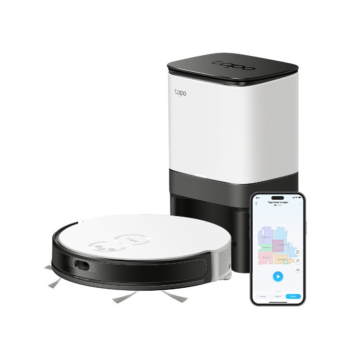 TP-Link Tapo RV20 Mop Plus 4 l Saco de pó Preto, Branco