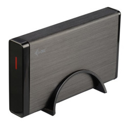 i-tec MYSAFE35U401 Caixa para Discos Rígidos Caixa de disco rígido Preto, Metálico 3.5"