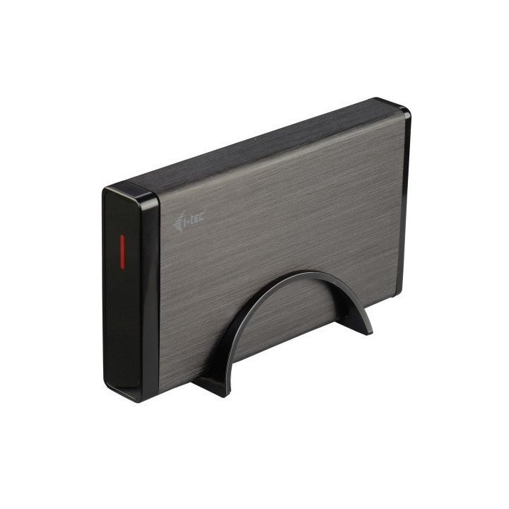 i-tec MYSAFE35U401 Caixa para Discos Rígidos Caixa de disco rígido Preto, Metálico 3.5"
