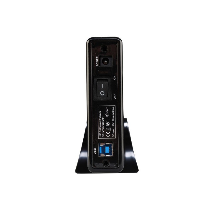 i-tec MYSAFE35U401 Caixa para Discos Rígidos Caixa de disco rígido Preto, Metálico 3.5"