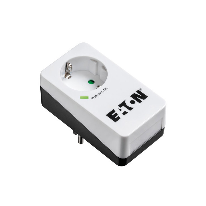 Eaton PB1D estabilizador de corrente Preto, Branco 1 tomada(s) CA 220 - 250 V