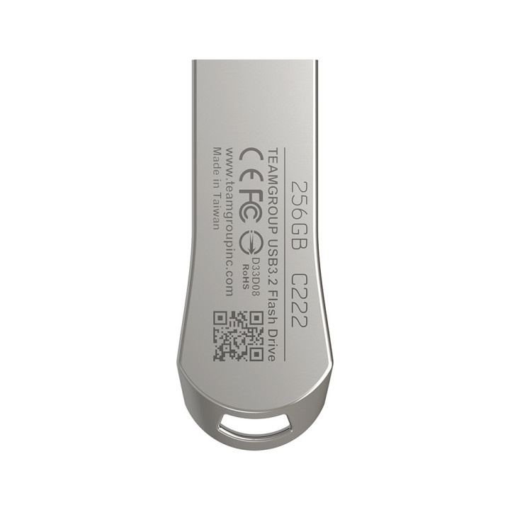 Team Group C222 unidade de memória USB 32 GB USB Type-A 3.2 Gen 1 (3.1 Gen 1) Prateado