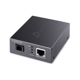 TP-Link TL-FC311A-20 conversor de rede de média 1000 Mbit s Modo único Preto