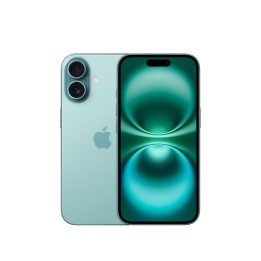 Apple iPhone 16 15,5 cm (6.1") Dual SIM iOS 18 5G USB Type-C 128 GB Verde-azulado