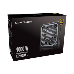 Fonte Modular LC-Power LC1000M V3.0 1000W 80+ Gold Preta