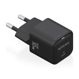 AISENS ASCH-30W1P019-BK carregador de dispositivos móveis Universal Preto AC Carregamento rápido Interior