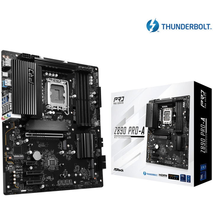 Motherboard Asrock Z890 Pro-A Intel Z890 LGA 1851 (Socket V1) ATX