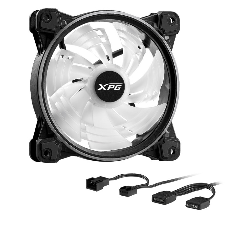 XPG HURRICANE 120 ARGB PWM Placa mãe Ventoinha 12 cm Preto 1 unidade(s)