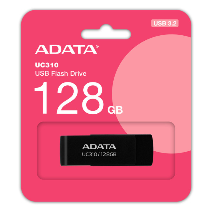 ADATA UC310 unidade de memória USB 128 GB USB Type-A 3.2 Gen 1 (3.1 Gen 1) Preto
