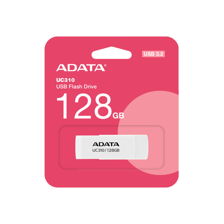 ADATA UC310 unidade de memória USB 128 GB USB Type-A 3.2 Gen 1 (3.1 Gen 1) Branco