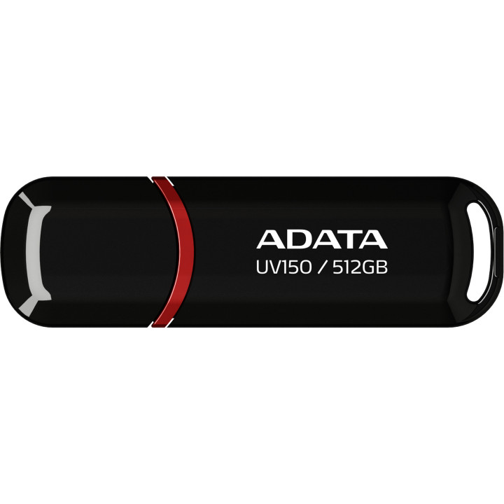ADATA UV150 unidade de memória USB 512 GB USB Type-A 3.2 Gen 1 (3.1 Gen 1) Preto, Vermelho