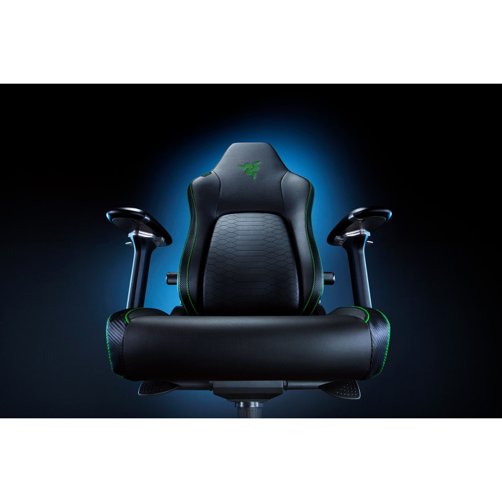 Razer Iskur V2 Poltrona de gaming Assento acolchoado Preto, Verde