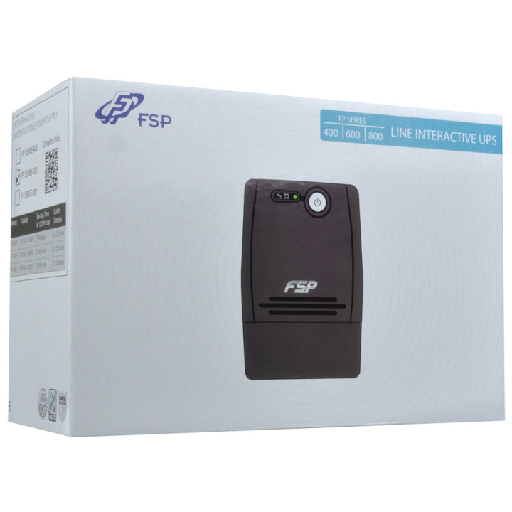FSP FP 800 UPS 0,8 kVA 480 W 2 tomada(s) CA
