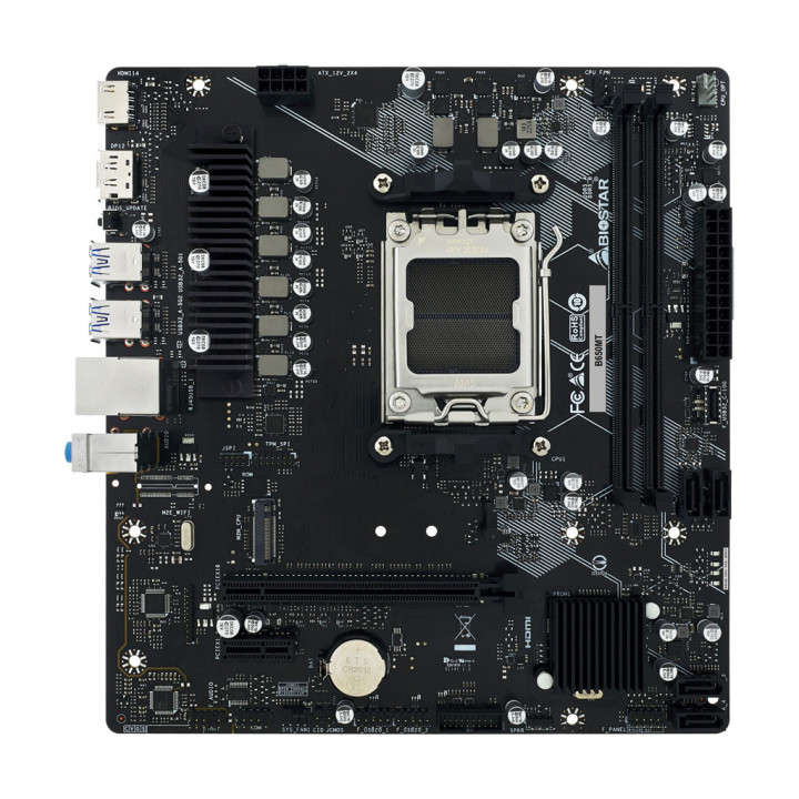 Biostar B650MT motherboard AMD B650 Ranhura AM5 micro ATX
