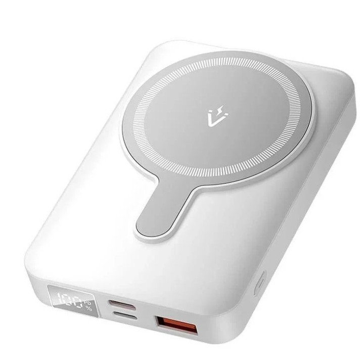 Powerbank VENTION 10000Mah 22,5W Wireless Branco
