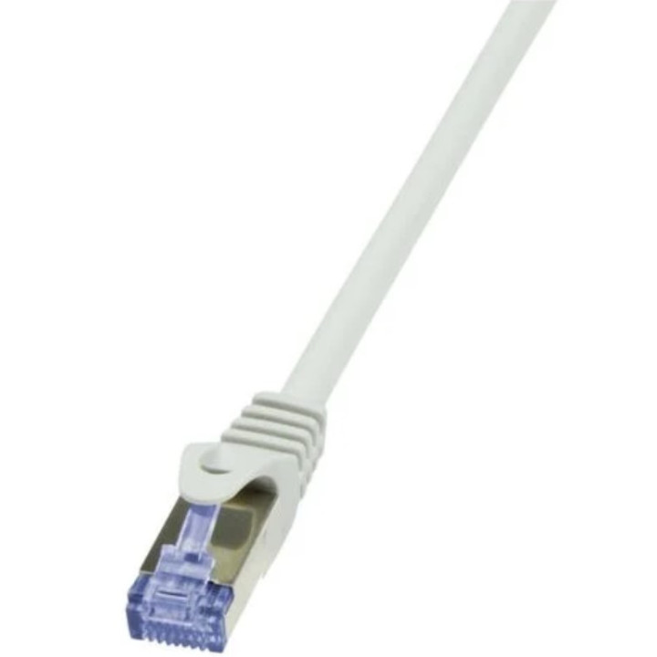 Cabo de Rede Logilink Cat.6A 10G S/FTP 20m Cinza