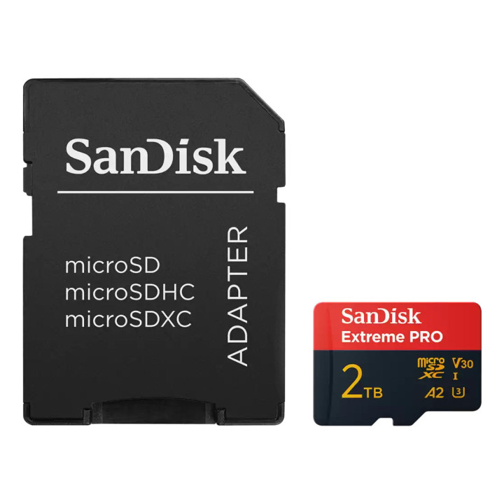 SanDisk Extreme PRO 2 TB MicroSDXC UHS-I Classe 10