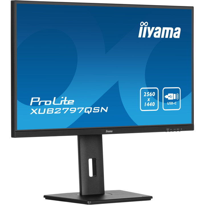 iiyama ProLite XUB2797QSN-B2 monitor de ecrã 68,6 cm (27") 2560 x 1440 pixels 2K Ultra HD LED Preto