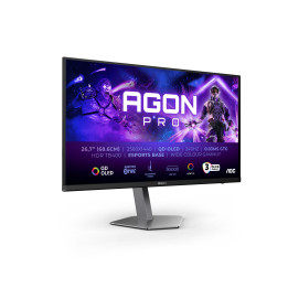 AOC AGON PRO AG276QZD2 monitor de ecrã 67,8 cm (26.7") 2560 x 1440 pixels Quad HD QD-OLED Cinzento