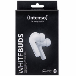 Intenso White Buds T302A Auscultadores True Wireless Stereo (TWS) Intra-auditivo Chamadas Música Desporto Dia-a-dia USB Type-C