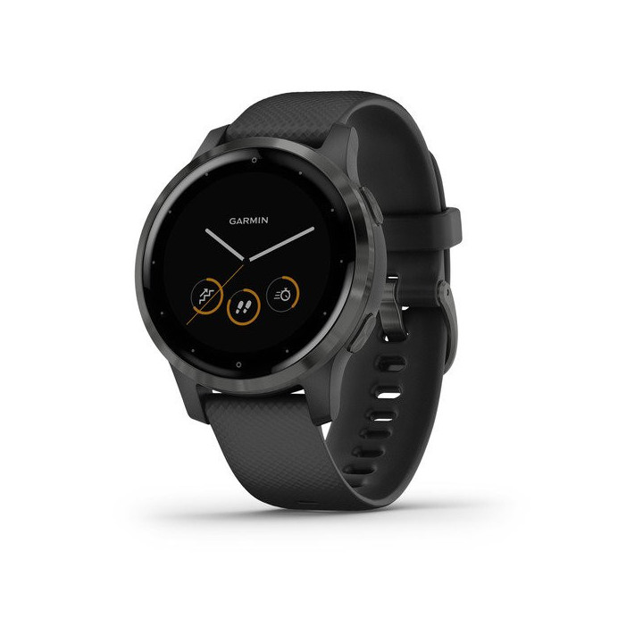 Garmin vívoactive 4s 2,79 cm (1.1") 40 mm 218 x 218 pixels Ecrã táctil Preto Wi-Fi GPS