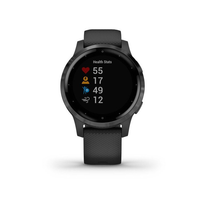 Garmin vívoactive 4s 2,79 cm (1.1") 40 mm 218 x 218 pixels Ecrã táctil Preto Wi-Fi GPS