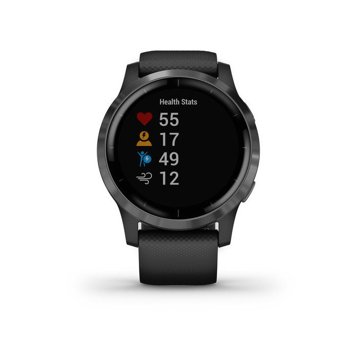 Garmin vívoactive 4 3,3 cm (1.3") 260 x 260 pixels Ecrã táctil Preto Wi-Fi GPS