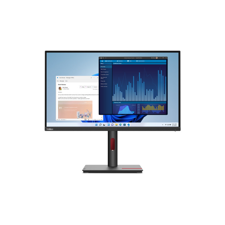 Lenovo ThinkVision T27p-30 LED display 68,6 cm (27") 3840 x 2160 pixels 4K Ultra HD Preto