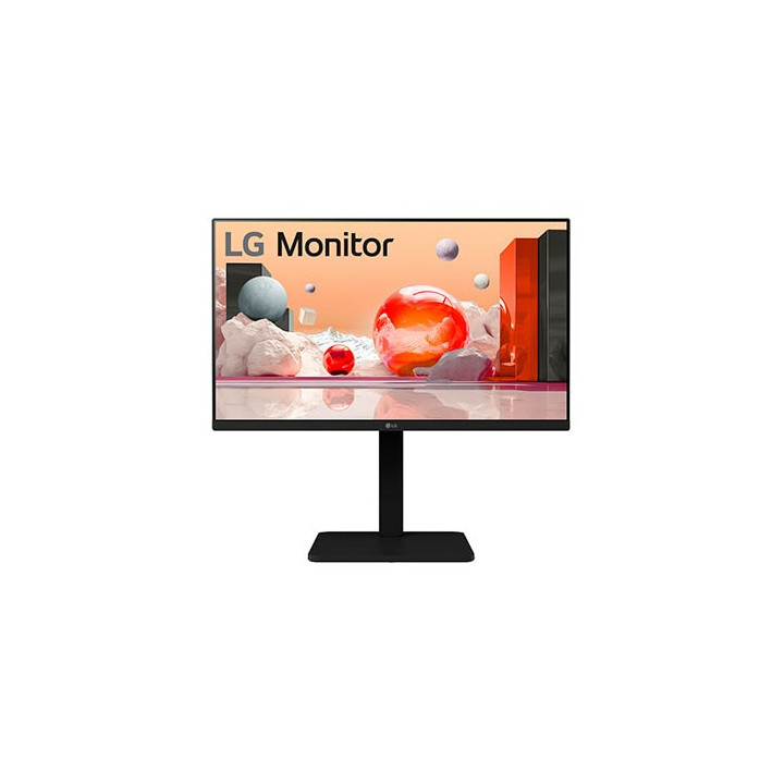 LG 24BA450-B monitor de ecrã 60,5 cm (23.8") 1920 x 1080 pixels Full HD Preto