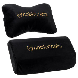 noblechairs Cushion set Preto, Dourado 2 unidade(s)