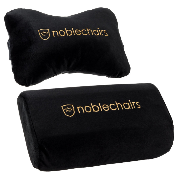 noblechairs Cushion set Preto, Dourado 2 unidade(s)
