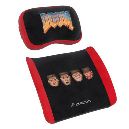 Set de Almofadas noblechairs Memory Foam - Doom Retro Edition