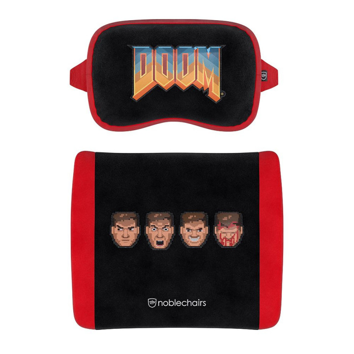 Set de Almofadas noblechairs Memory Foam - Doom Retro Edition