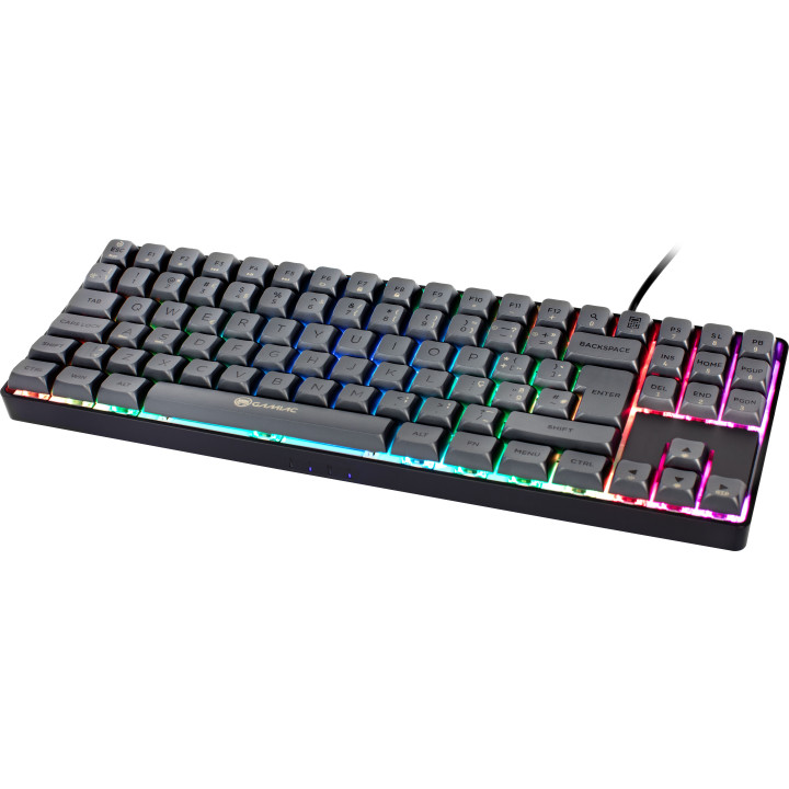 Teclado Mecânico GAMIAC TKL RGB90G Kailh Red Preto/Cinzento (PT)