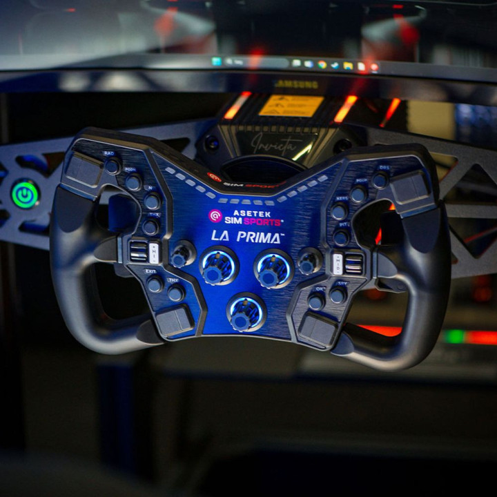 Volante para Buttonplate Asetek SimSports LMP Handle