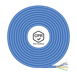 AISENS A135-0662 cabo de rede Azul 100 m Cat6 U UTP (UTP)