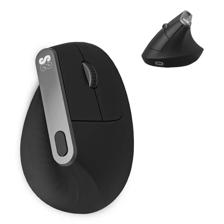 SUBBLIM SUBMO-EDNVW01 rato Universal Mão direita Bluetooth + USB Type-C Ótico 4000 DPI
