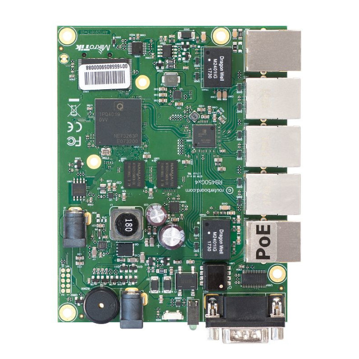 Mikrotik RB450Gx4 router com fio Gigabit Ethernet Verde