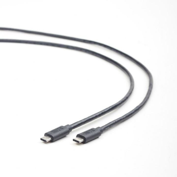 Gembird CCP-USB3.1-CMCM-1M cabo USB USB 3.2 Gen 1 (3.1 Gen 1) USB C Preto